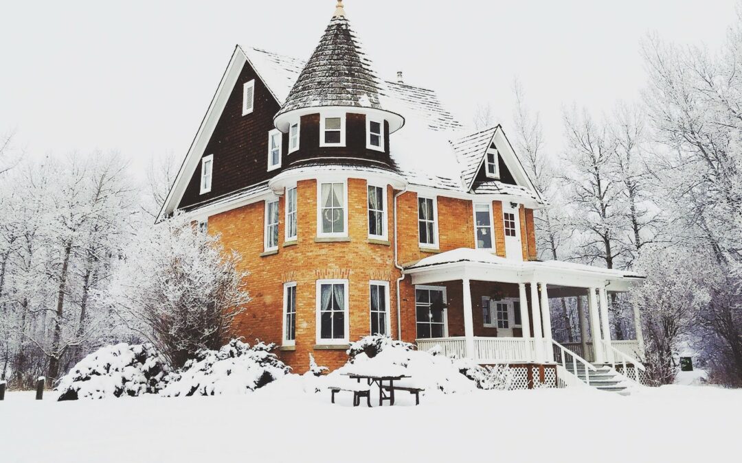 House in winter weather